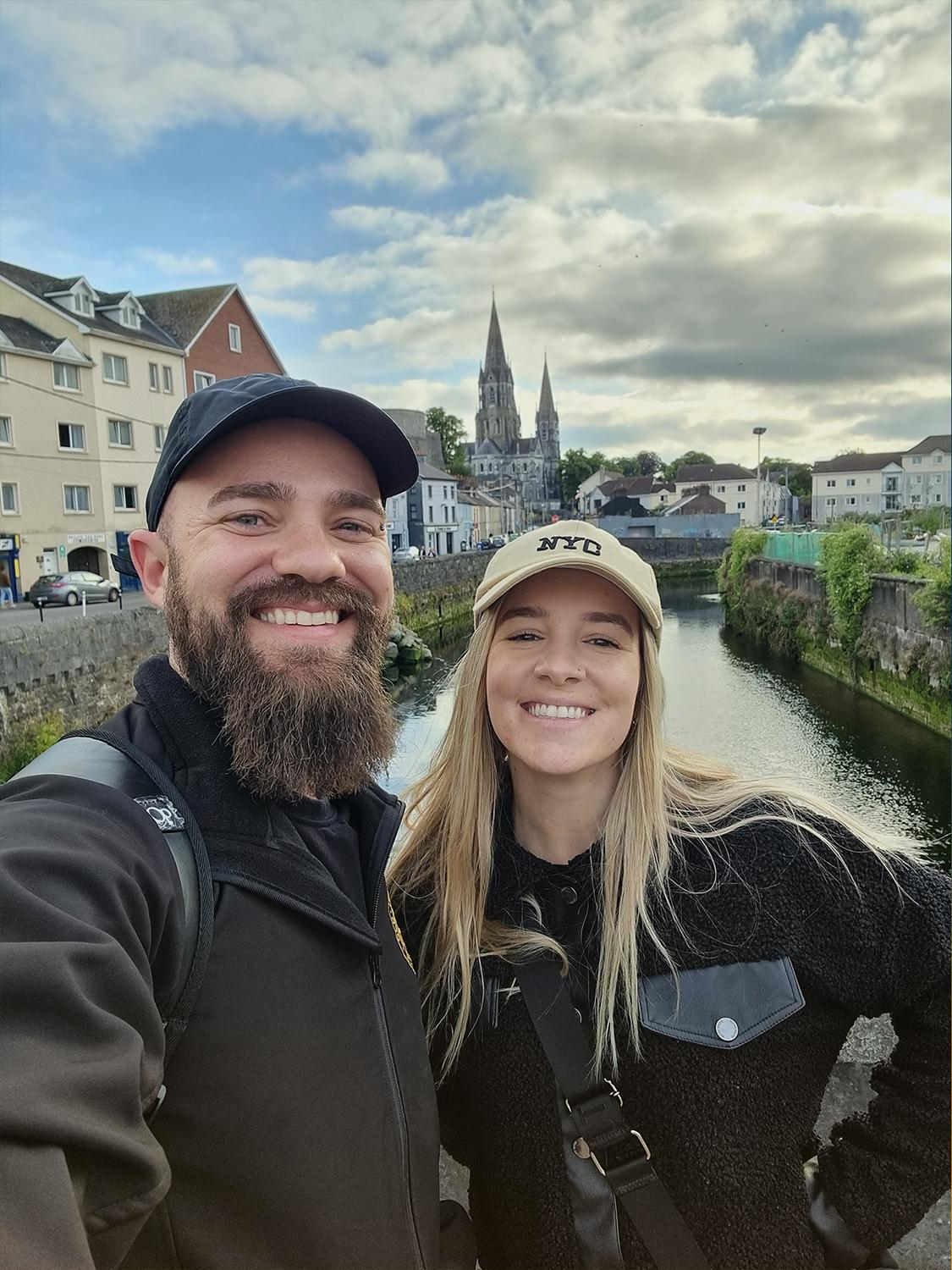 Cíntia chega à Irlanda